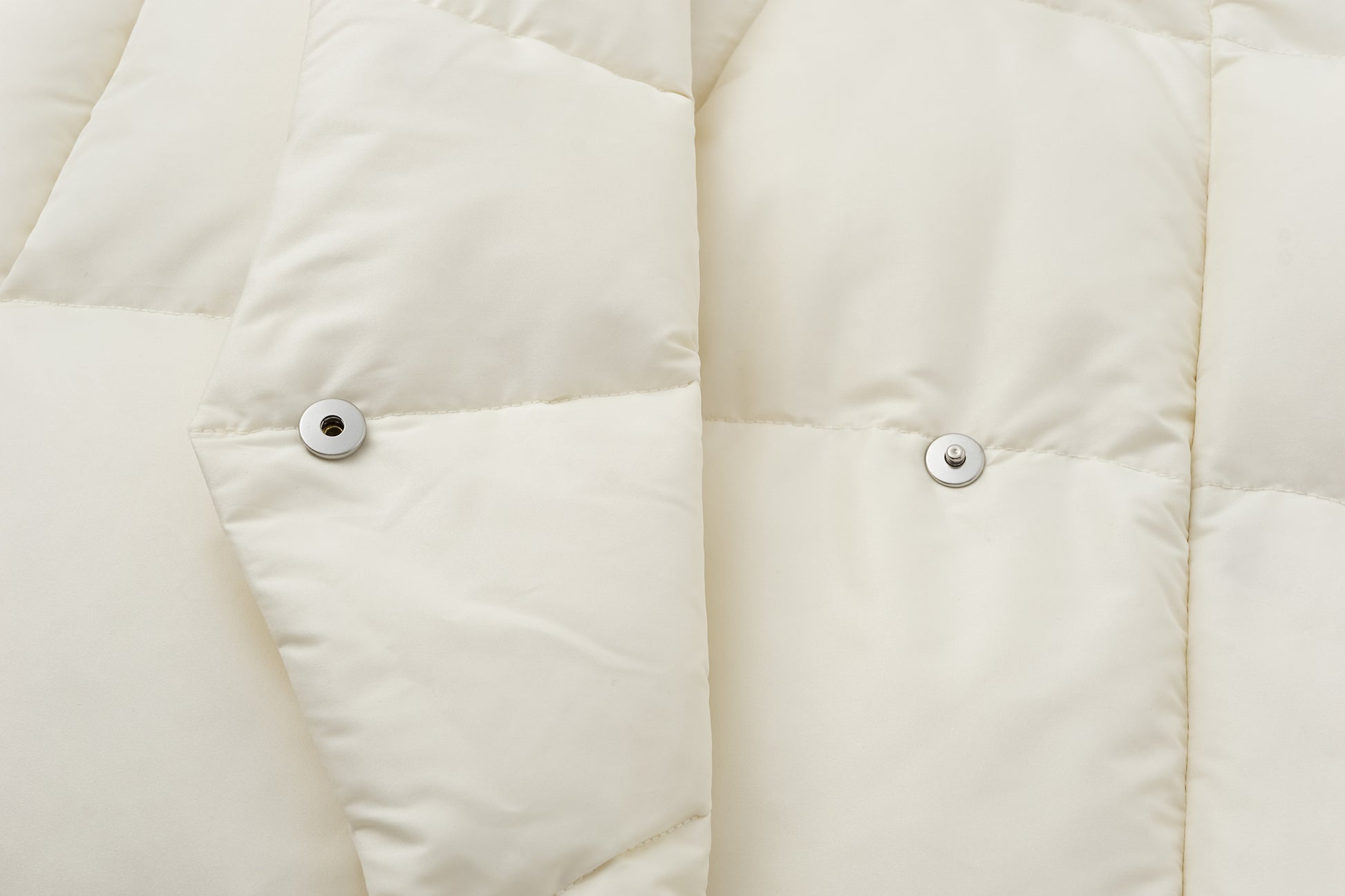 Wrap V-Neck White Goose Down Coat