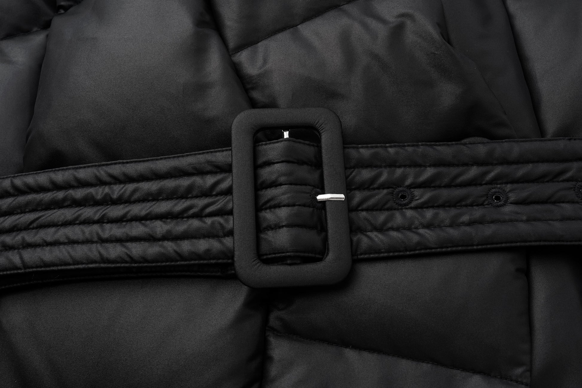 Wrap V-Neck White Goose Down Coat