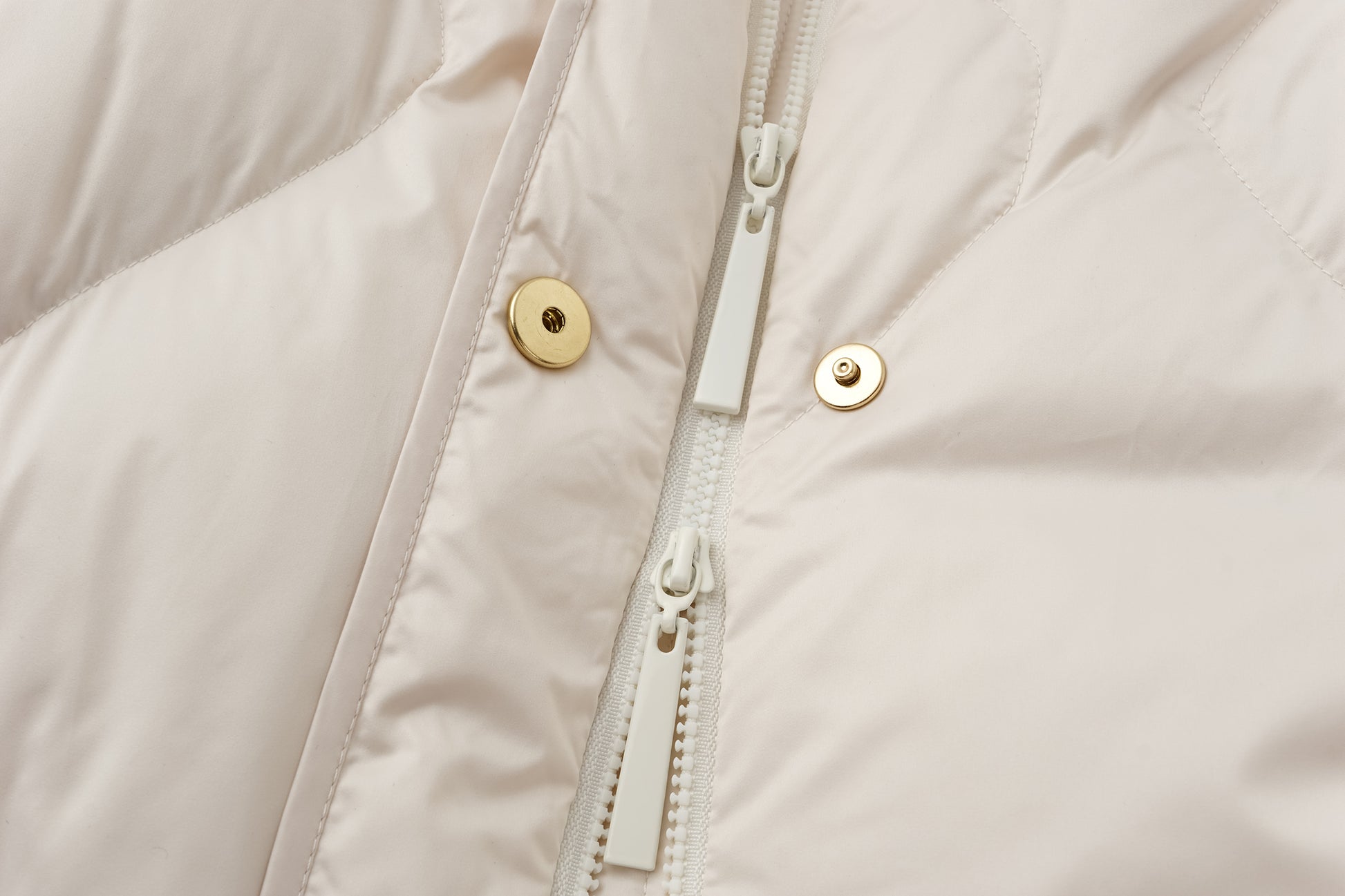 Voluminous Scimitar-Sleeve Long Down Coat