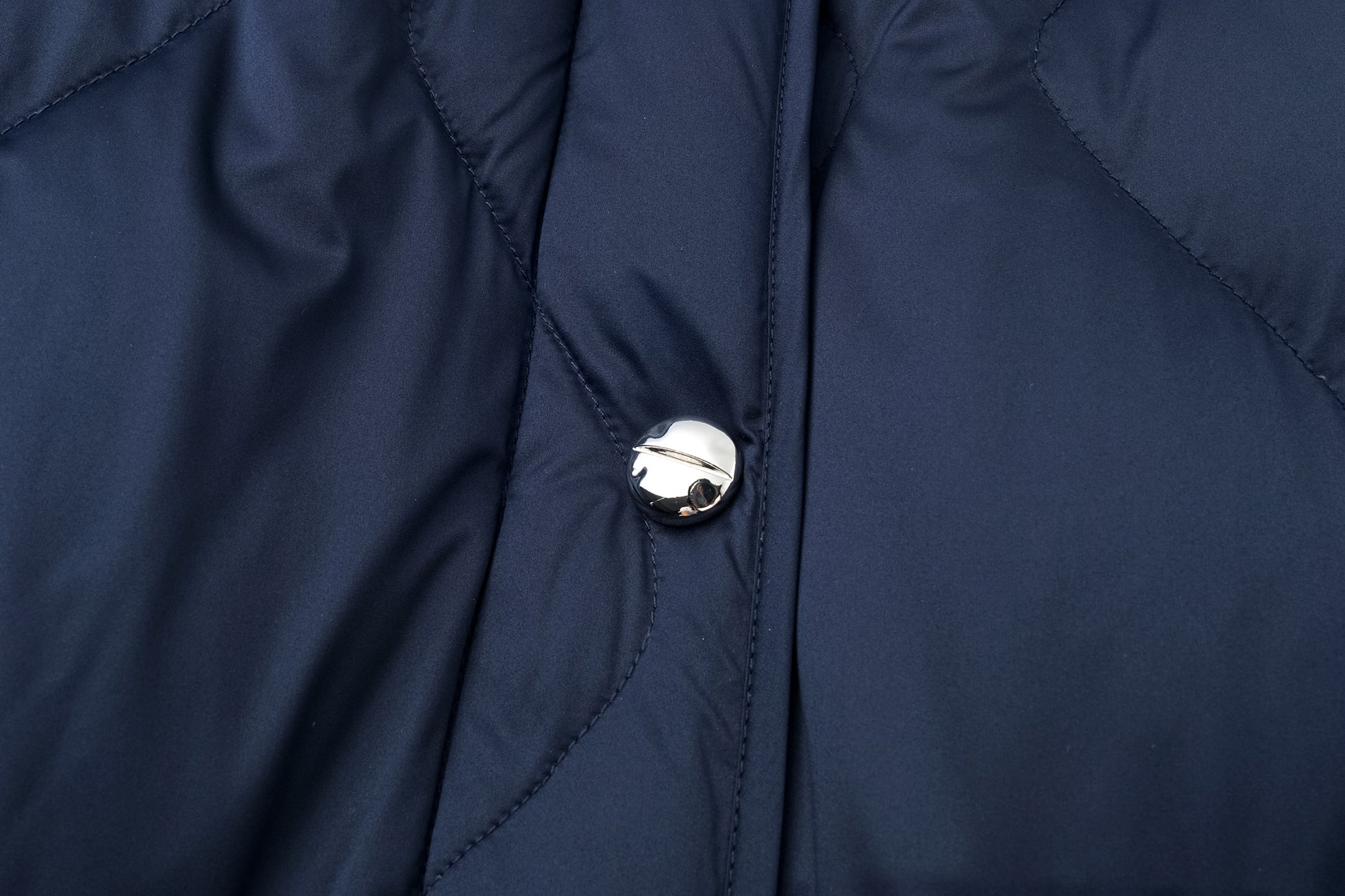 Voluminous Scimitar-Sleeve Long Down Coat